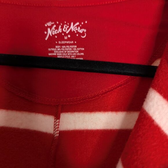 Nick & Nora Sock Monkey One Piece PJ's Size Medium - Picture 5 of 5